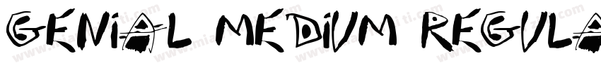 Genial Medium Regula字体转换